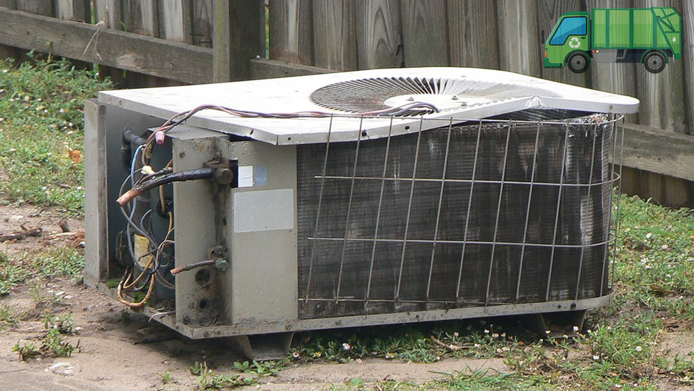 Old air conditioning unit