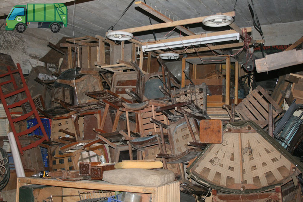 Huge pile of junk